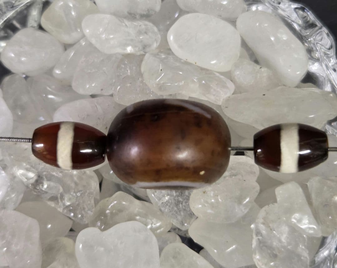 970　天珠　卍一眼天珠　羊眼　板眼　一線　dzibeads！