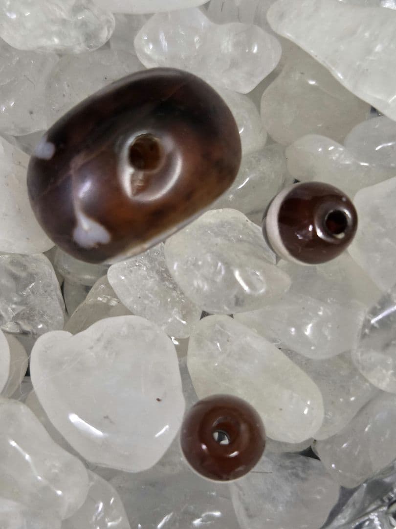 970　天珠　卍一眼天珠　羊眼　板眼　一線　dzibeads！