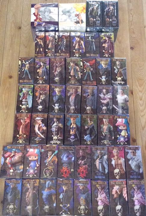 ★ラストセット GRANDLINE MENフルコンプ＋レア 白ひげ他　全７９体