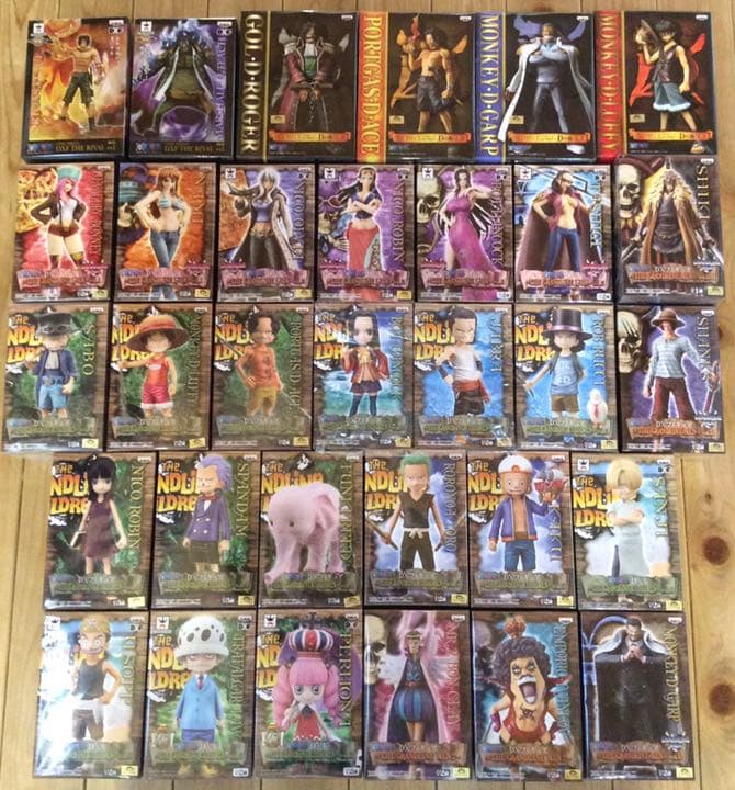 ★ラストセット GRANDLINE MENフルコンプ＋レア 白ひげ他　全７９体