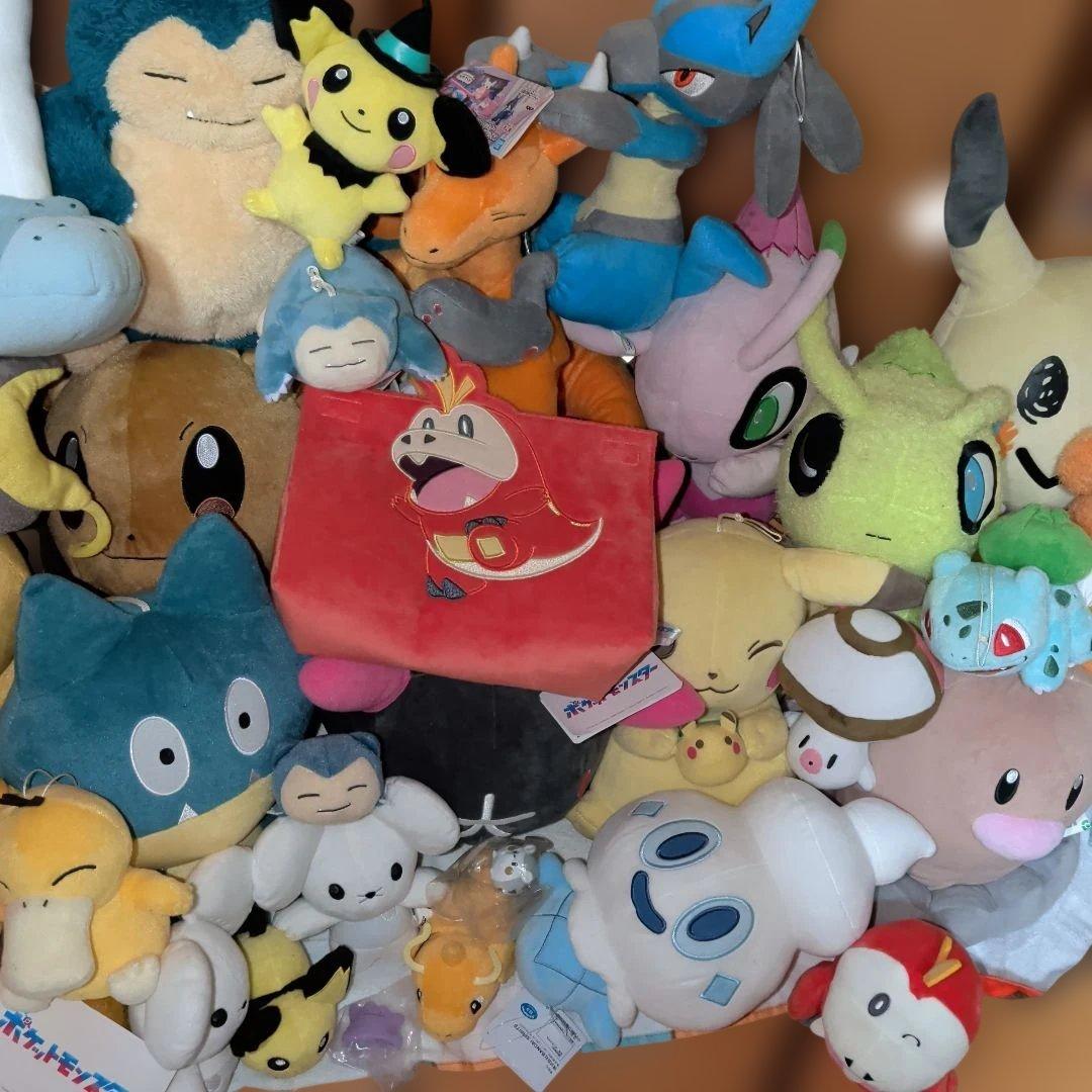 メルカリ市最終特価！ポケモン　ぬいぐるみ　まとめ売り40体超え
