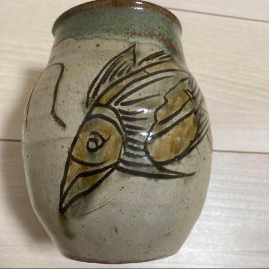 ⚠️最終価格・値下げ不可⚠️人間国宝　金城次郎　花瓶　壺