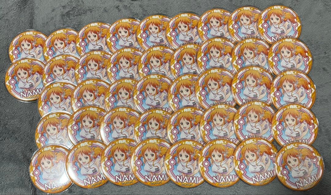 ONEPIECE ワンピース 輩缶バッジ 25弾 エッグヘッド ナミ 42点