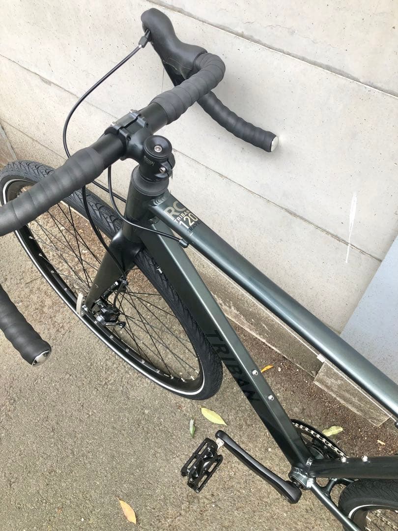 【新古品】デカトロン　トリバン RC120 10速　ロードバイク　CT480mm