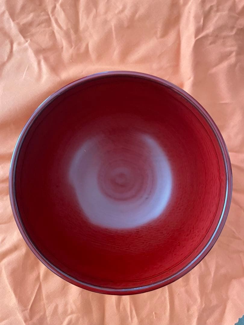 角偉三郎　合鹿椀2客と直筆色紙