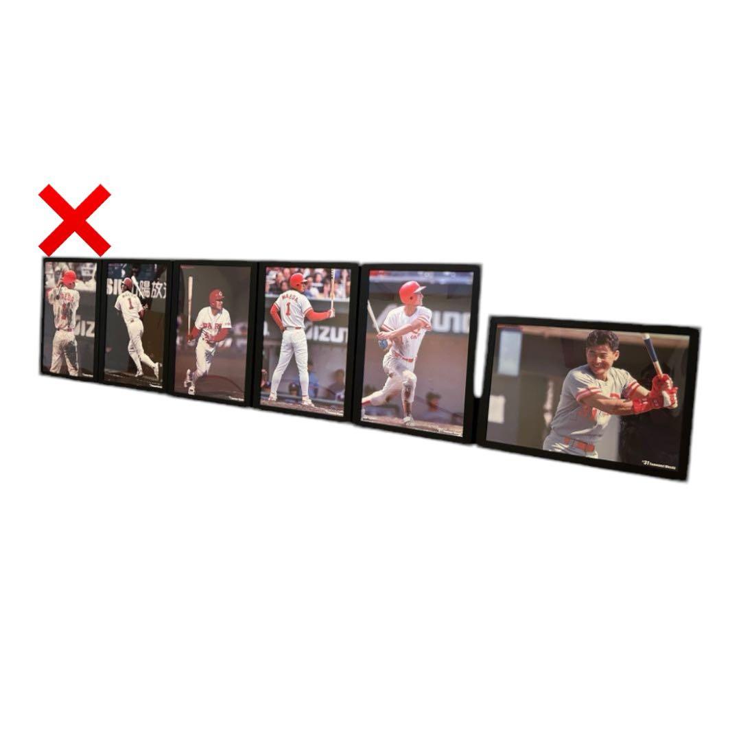 【美品】広島東洋カープ 前田智徳氏 A2ポスター 木製額付き５セット