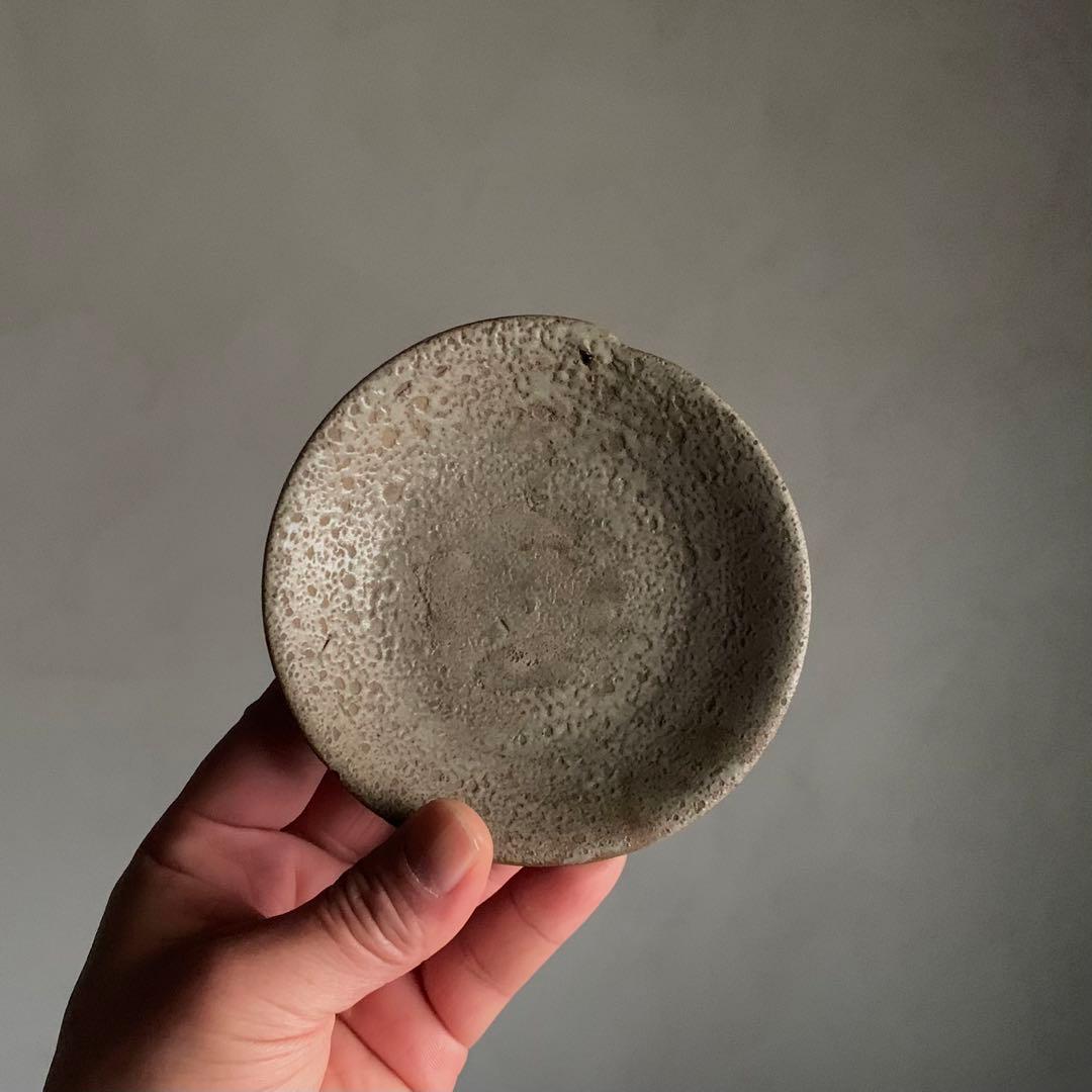 かいらぎのある 井戸手 平盃 古美術 古道具 アンティーク 酒器