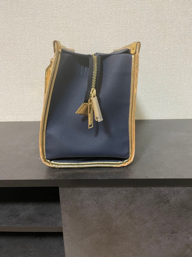 ‼️最終値下げ‼️MARK & LONA カートバッグキムタク使用ネイビー×ゴールド