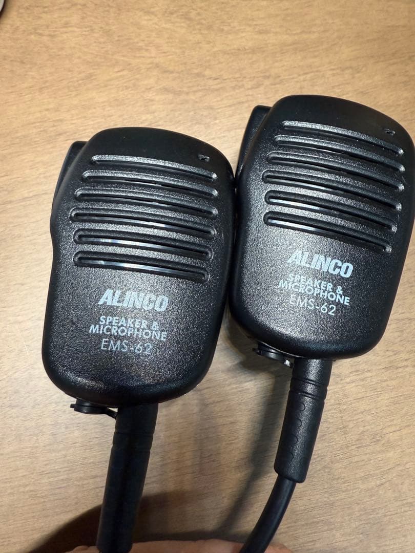 ALINCO DJ-P221 トランシーバー 2個セット EMS-62 付き