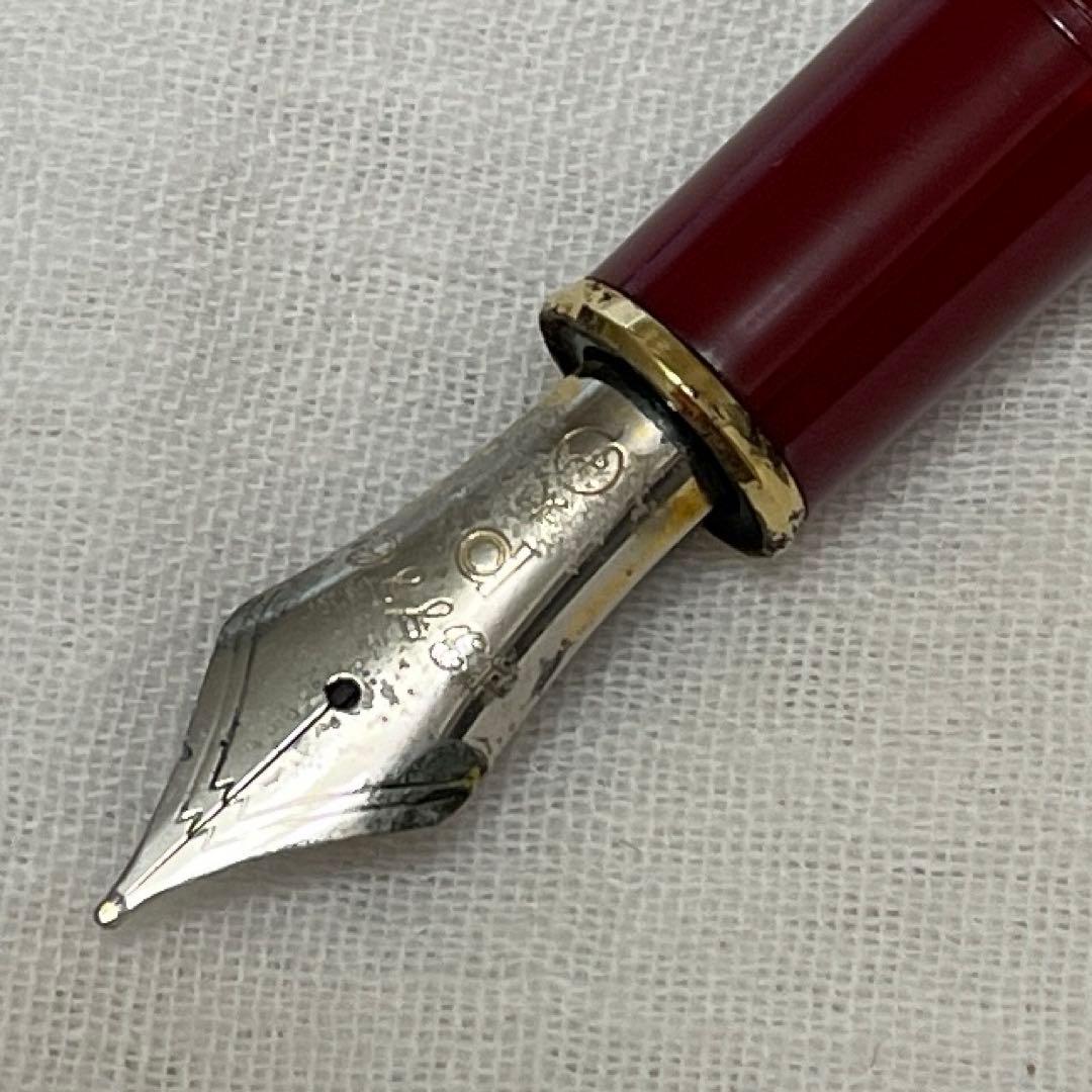 プラチナ万年筆　センチュリー#3776 太字　赤