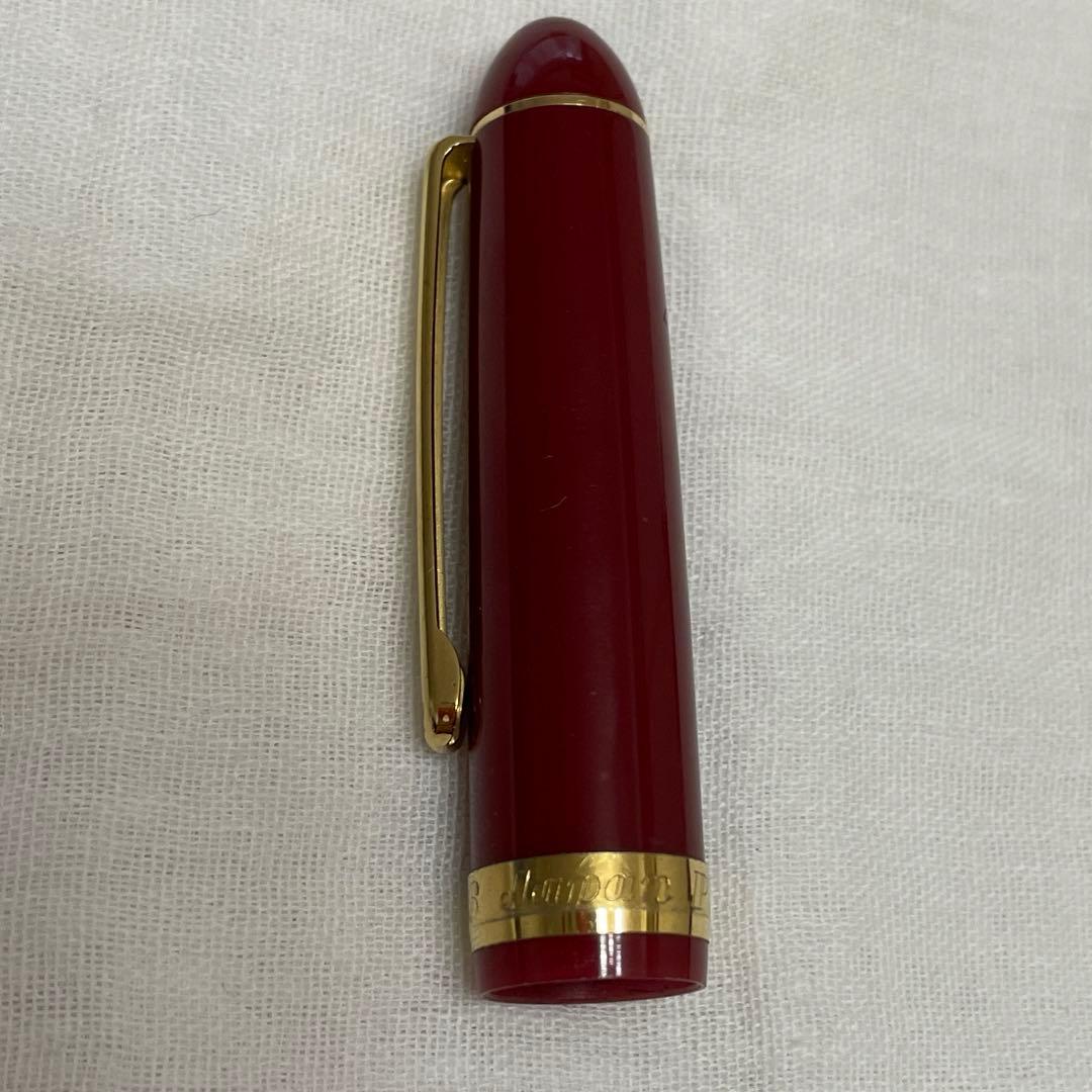 プラチナ万年筆　センチュリー#3776 太字　赤