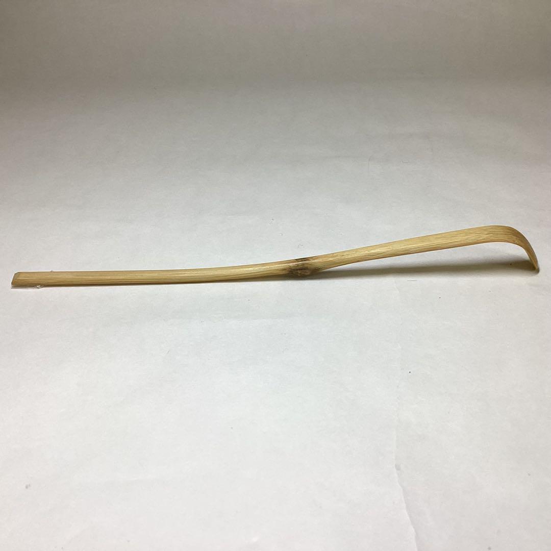 茶杓 初霜 寛道 木箱入 茶道具 古物品