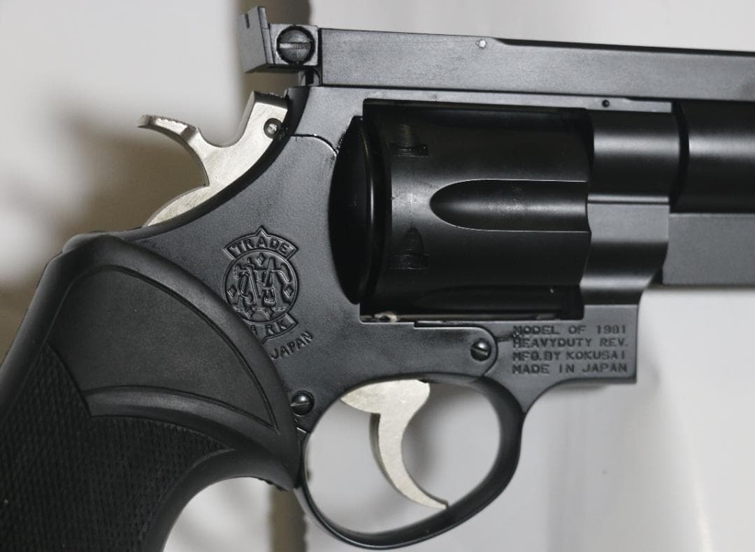 コクサイABS樹脂製モデルガン S＆W４４マグナム・サタン８.5 インチ　合法品