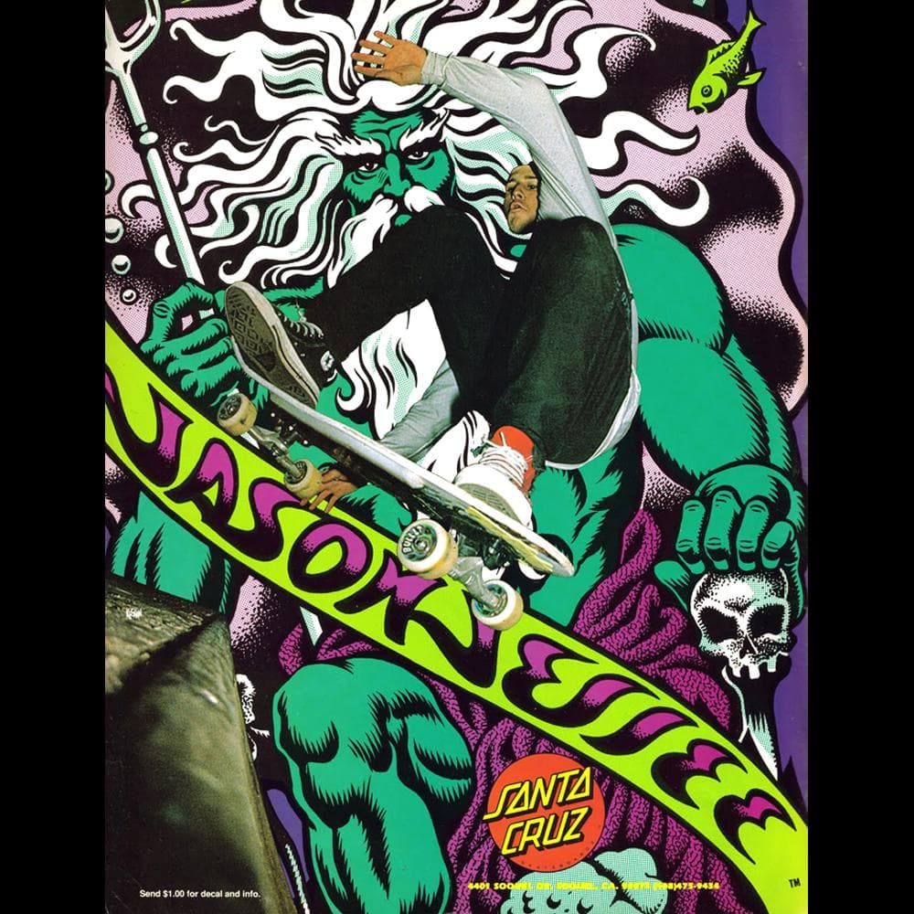 【NHS黒タグ】廃盤 サンタクルーズ ジェイソン・ジェシー Tシャツ ビンテージ