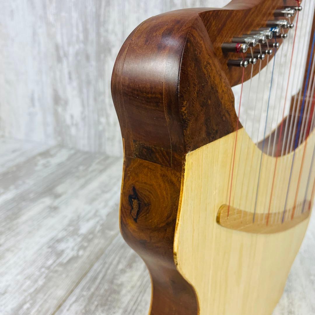 【美品】Mid-East Lute Harpリュートハープ　22弦　専用ケース付