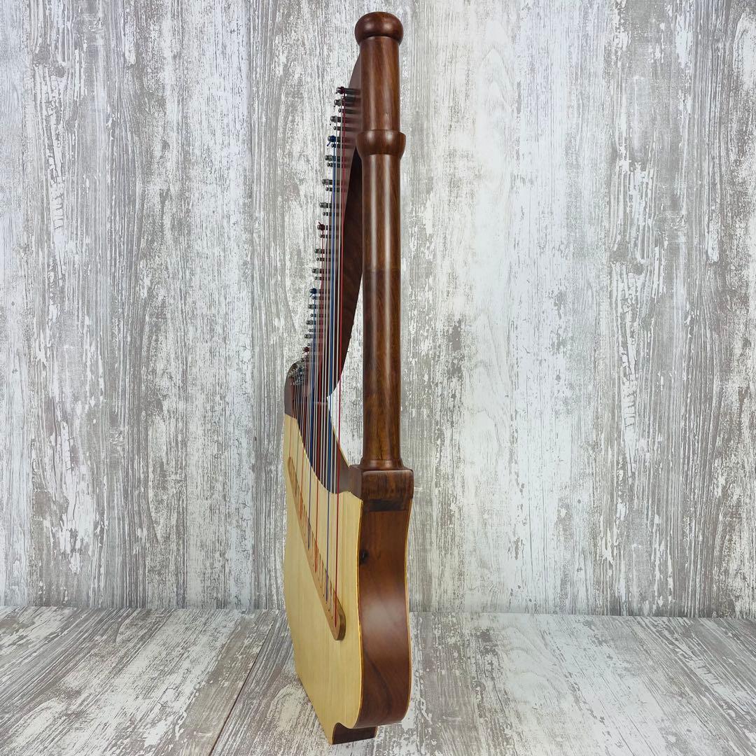 【美品】Mid-East Lute Harpリュートハープ　22弦　専用ケース付