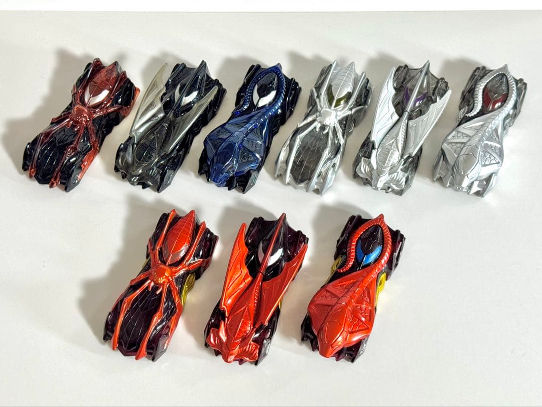 【未使用品】バイラルコア　クリアレアver. 9種セット　仮面ライダードライブ