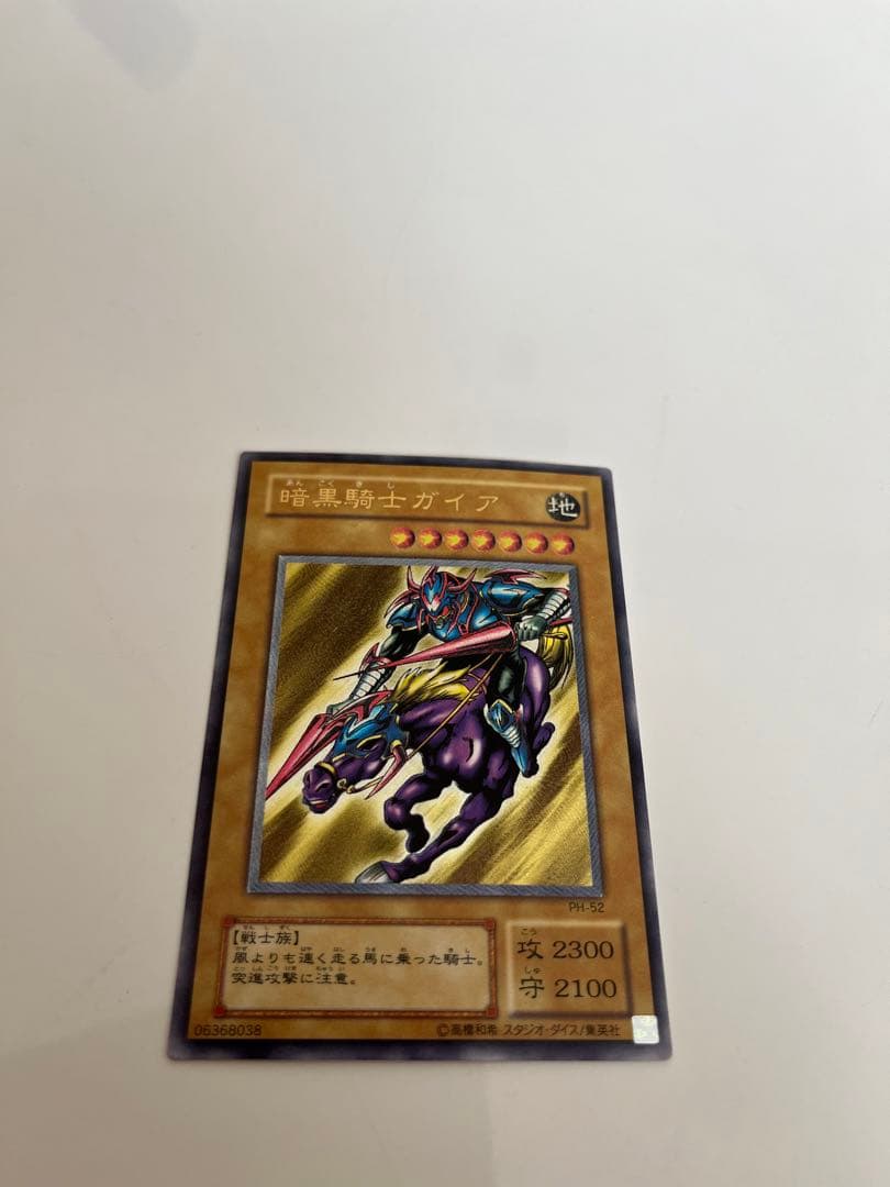 遊戯王デュエルモンスターズ　暗黒騎士ガイア　レリーフ　美品