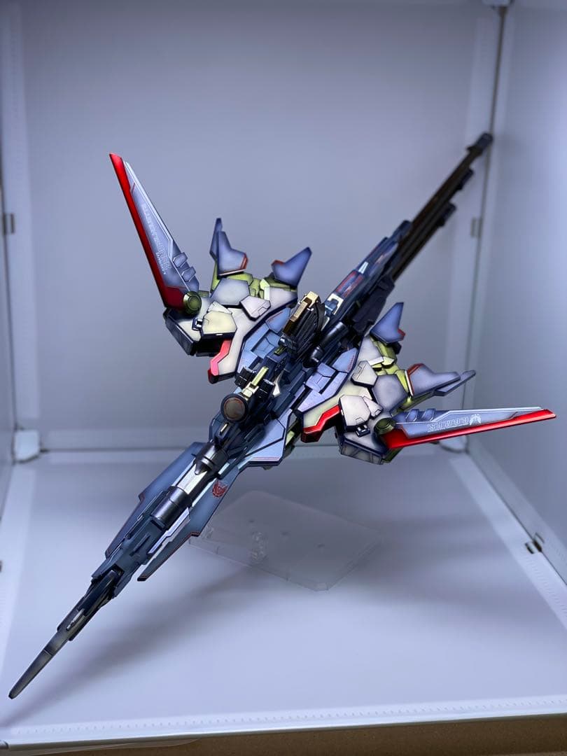 ガンプラ完成品HG デスティニーガンダムspecⅡ & ゼウスシルエット全塗装