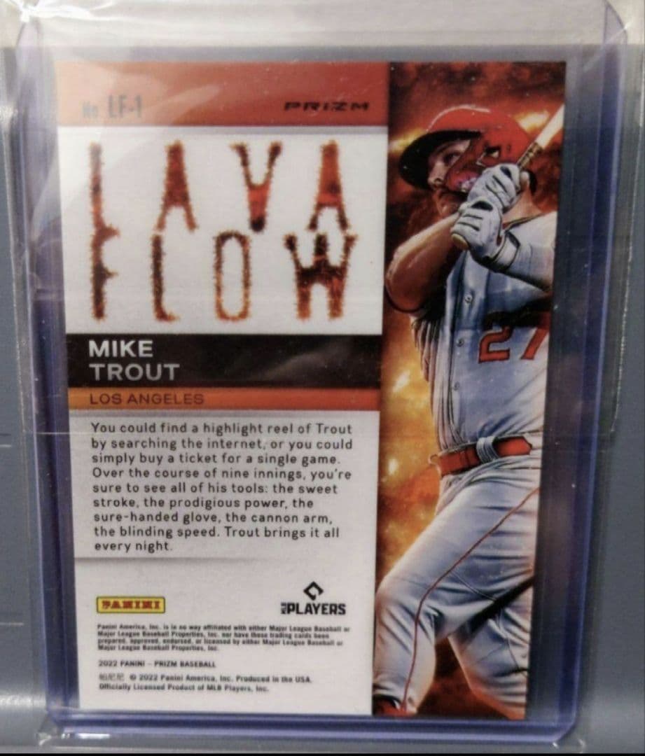 ✨激レア！エンゼルス　マイク・トラウト　LAVA FLOW　WBCアメリカ代表✨