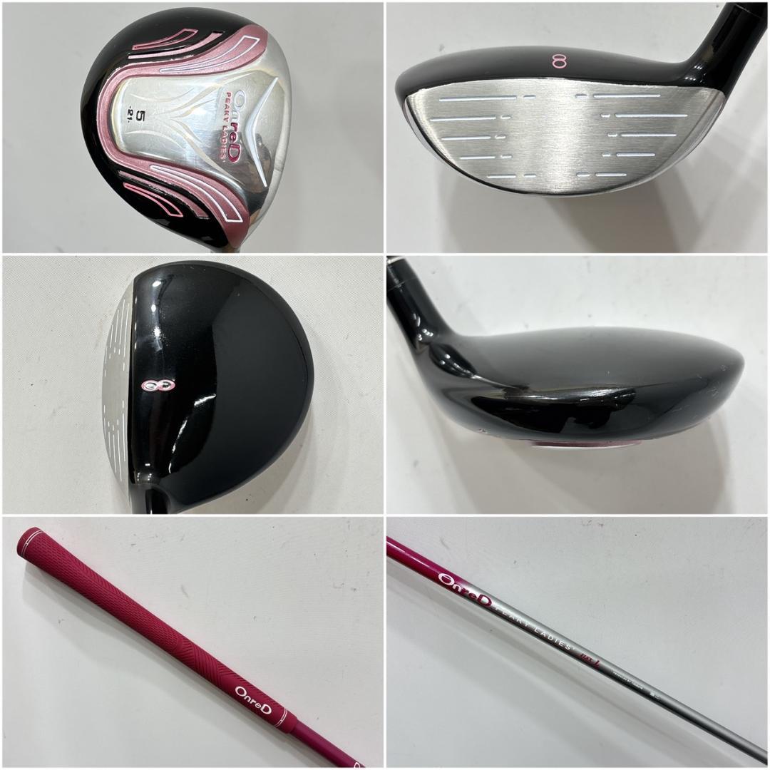 レディス右利き初心者用　オンレッド　OnreD　ハーフゴルフセット　W-2605