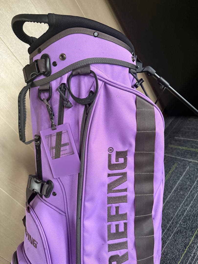 BRIEFING スタンドバッグ パープル