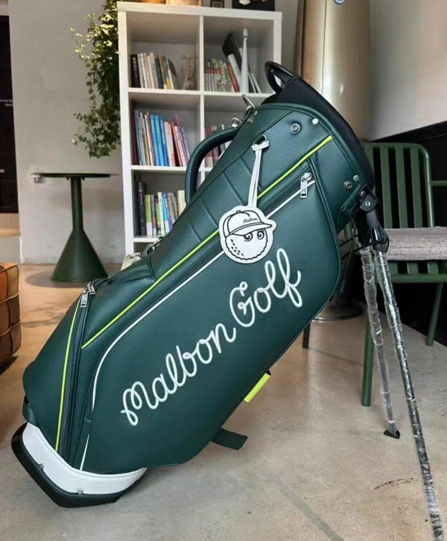マルボンゴルフ キャディバッグ Malbon Golf　スタンドバッグ 緑色