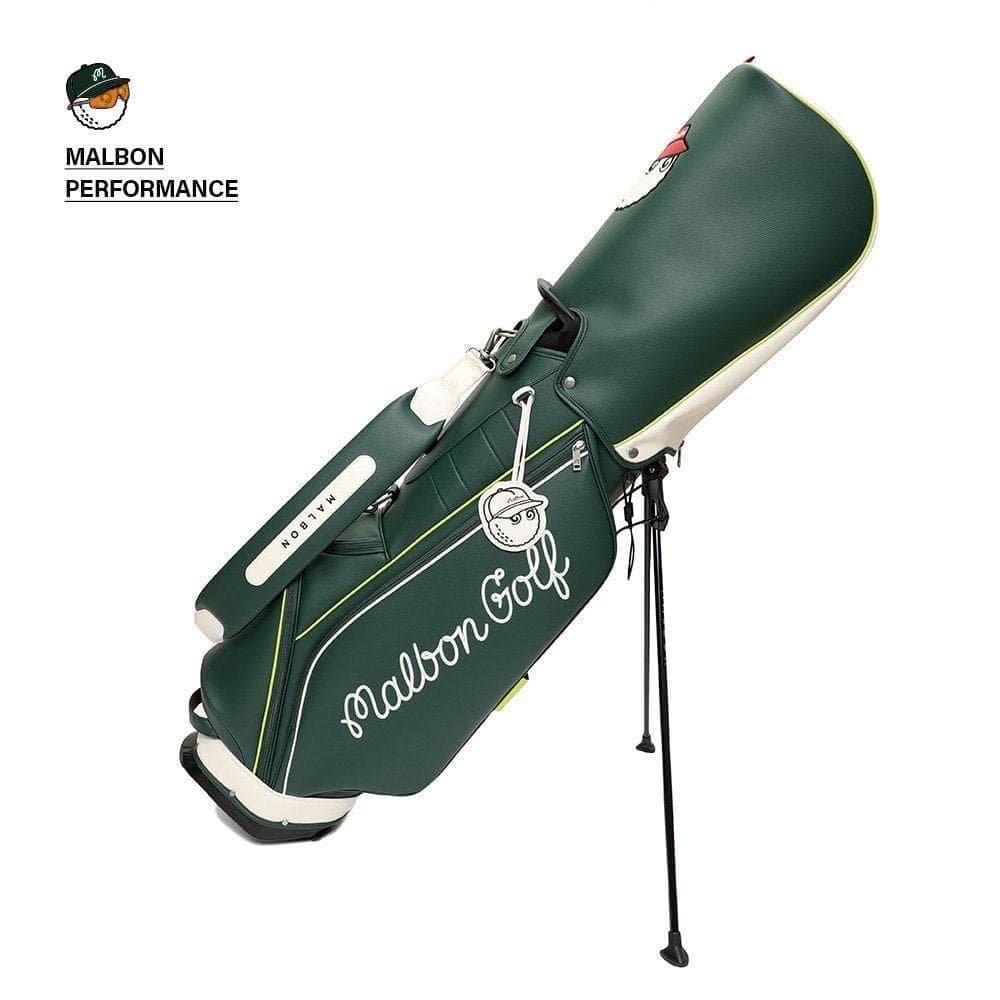 マルボンゴルフ キャディバッグ Malbon Golf　スタンドバッグ 緑色