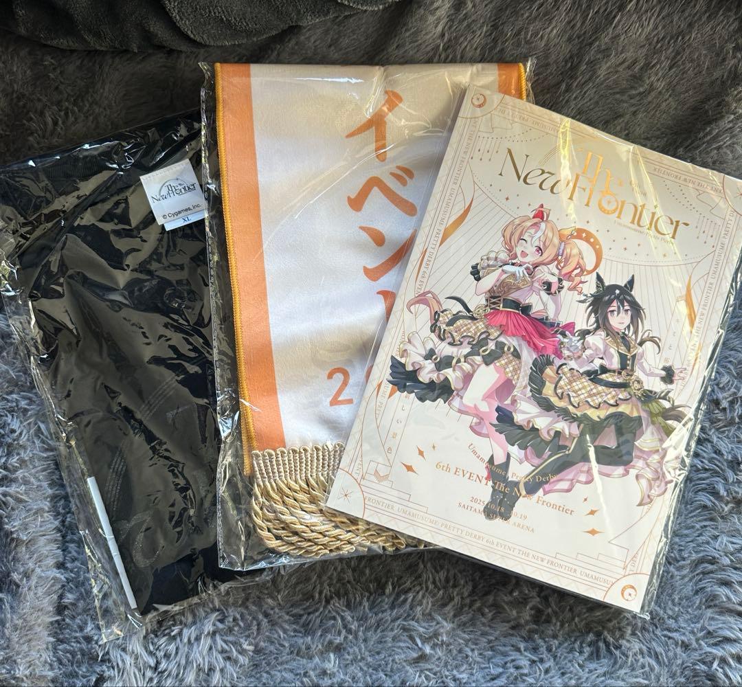 ウマ娘 プリティーダービー 6th EVENT パンフレット、Tシャツ、タオル