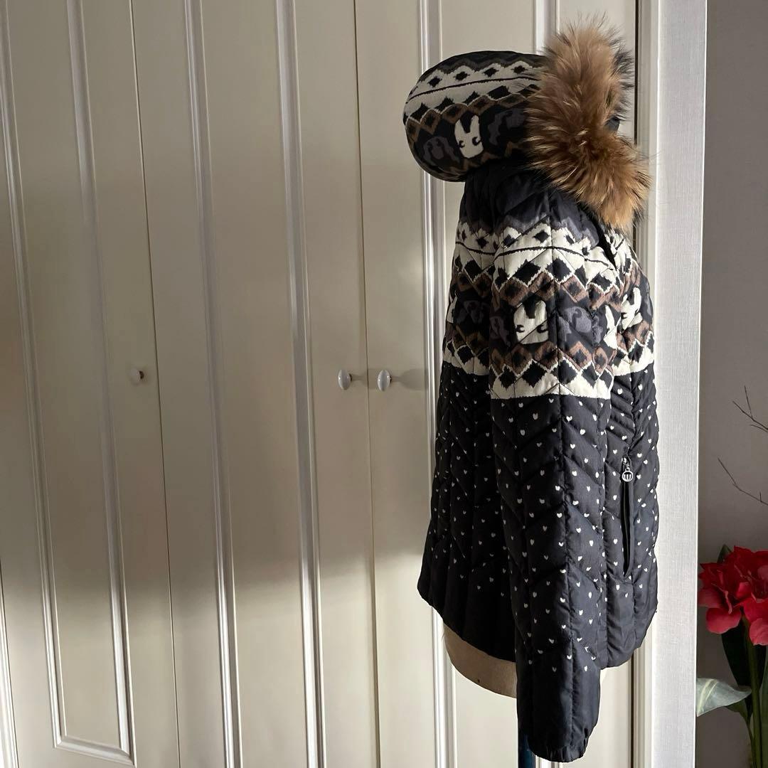 MU sports ファーダウン ウエサコ フードファー腕部分取外し可能 ゴルフ