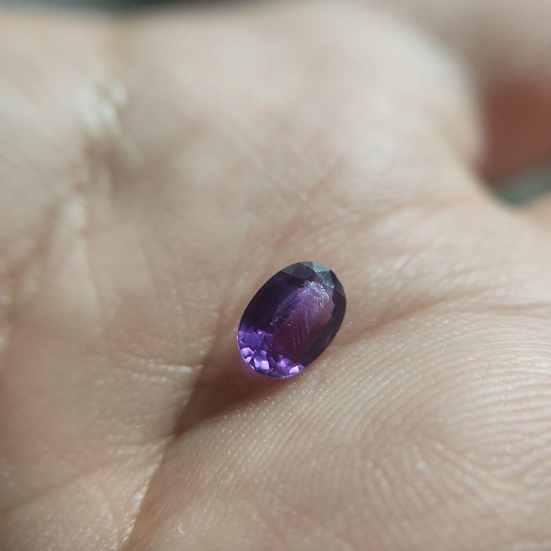 非加熱天然ヴァイオレットサファイア 0.902ct