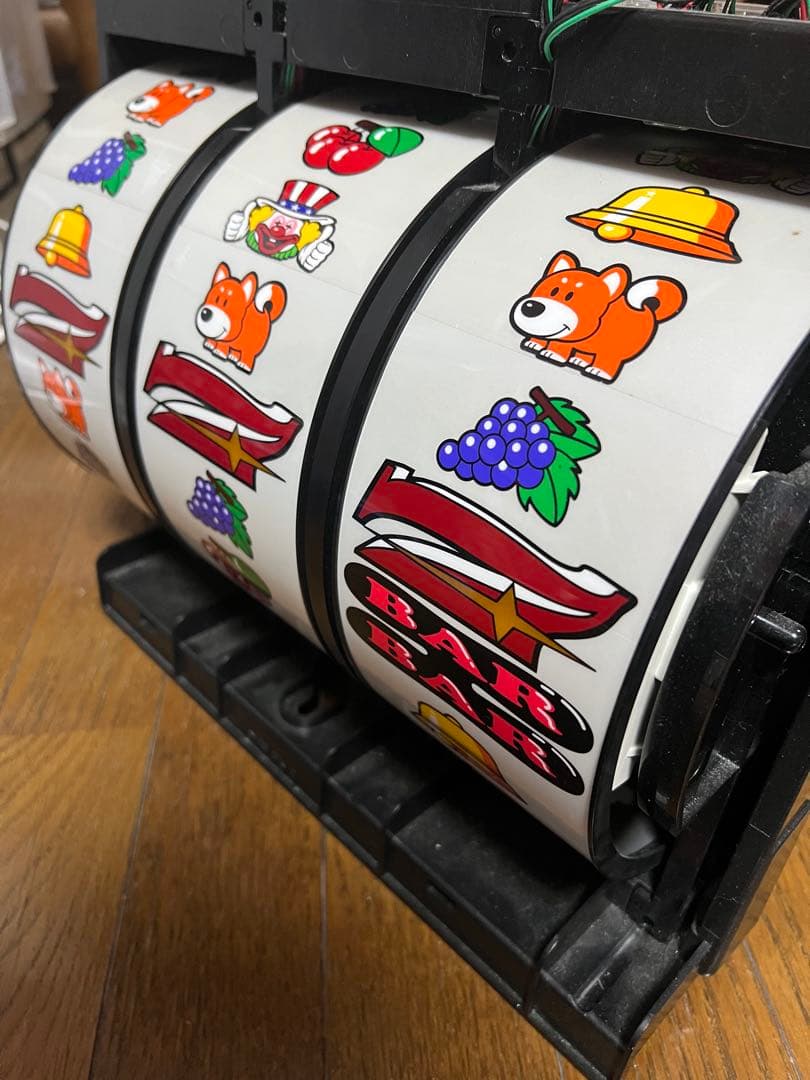 ⭐️ファンキージャグラーKK⭐️のスロットマシンのリール部品・動作確認済み