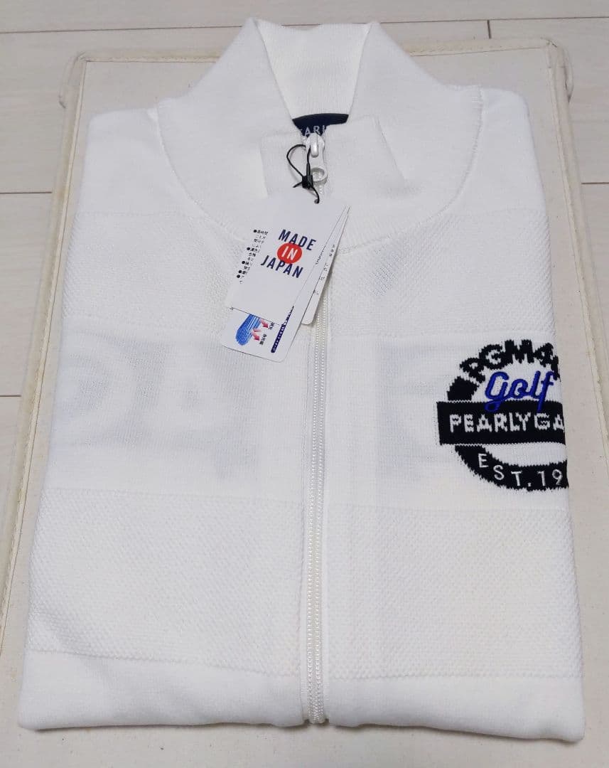 【新品未使用品】PEARLYGATESフルジップアップニットジャケット サイズ6