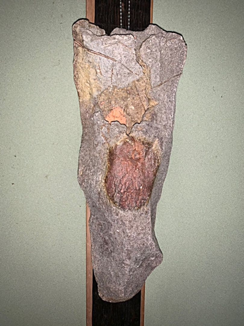 備前焼　ジェフ　シャピロ作　掛け花入　　　　ニューヨーク在住陶芸家　掛け花入