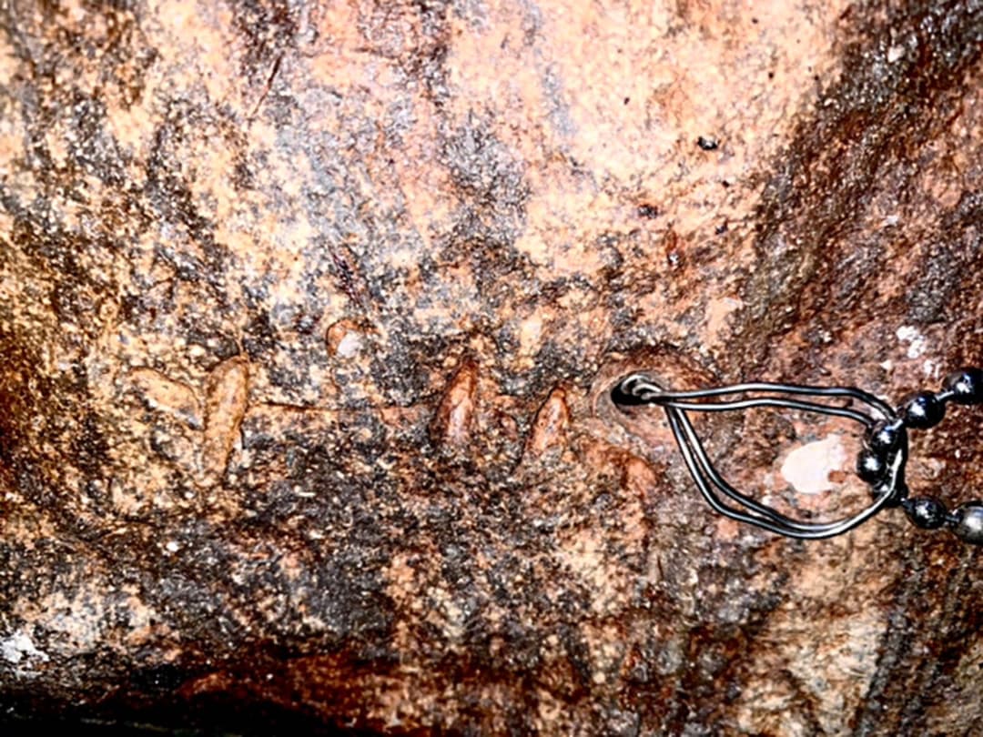 備前焼　ジェフ　シャピロ作　掛け花入　　　　ニューヨーク在住陶芸家　掛け花入