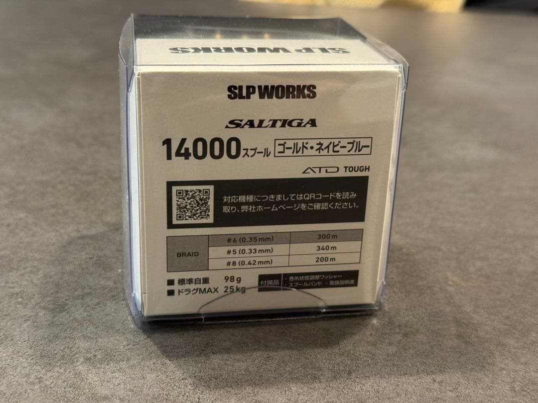 SLP WORKS SALTIGA 14000 ゴールド・ネイビーブルー