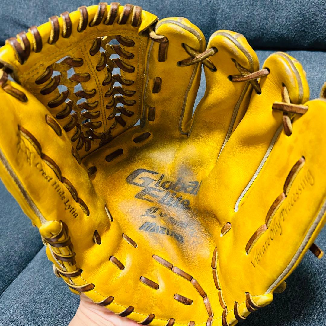 ミズノ グローバルエリート 一般軟式内野用グローブ　Lv 超人気