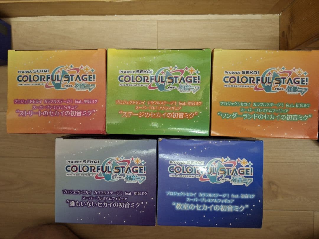 PROJECT SEKAI COLORFULSTAGE!初音ミクフィギュアセット