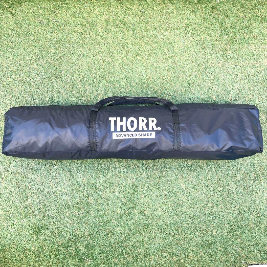 THORR キャンプテント サンシェード　ワンタッチテント　ブラック
