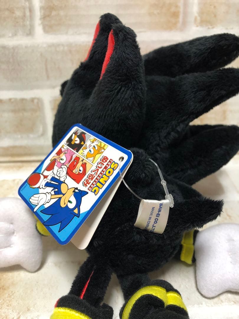 ソニック ザ ヘッジホッグ　シャドウ　ぬいぐるみ　三英　shadow SEGA