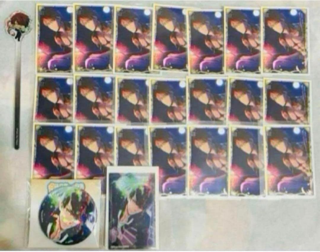 おべいみー　ディアボロ　チェキ21枚　ホロ缶バッジ　カード　フォトプロップス