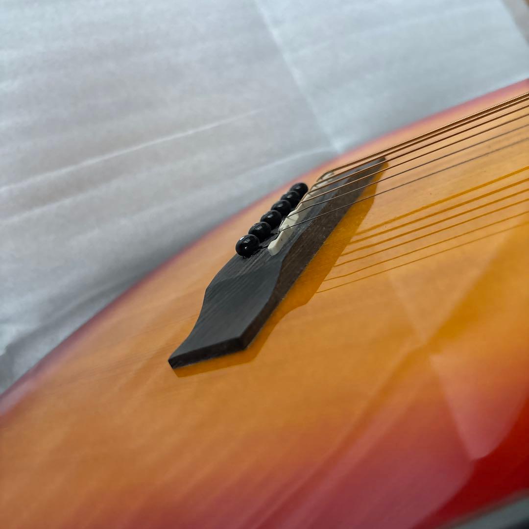 Morris ミニギター LA-011 （ソフトケース・付属品付き）