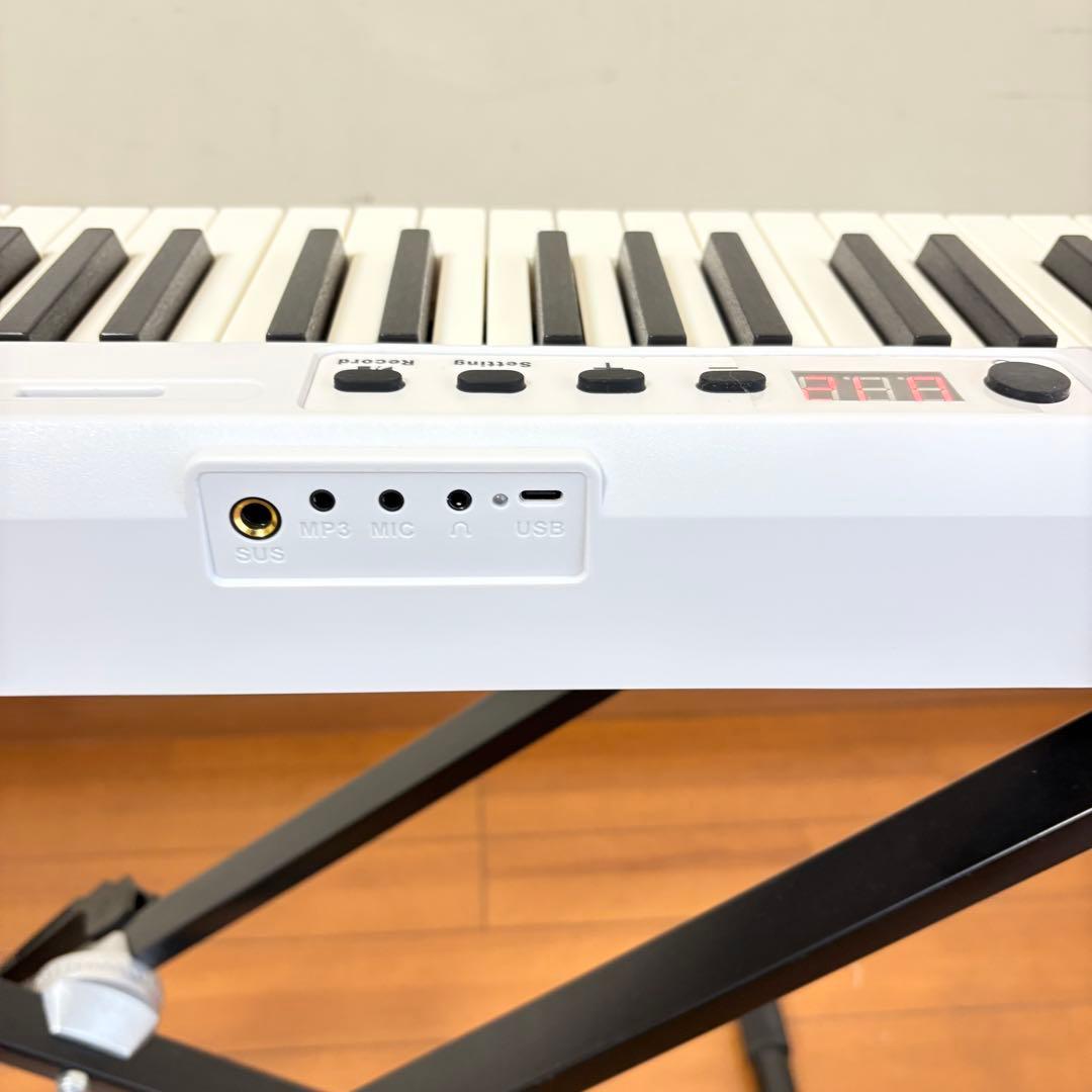 【美品・動作良好】Longeye 充電式 88鍵盤 電子ピアノ 送料込み