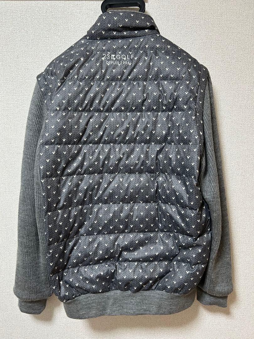 2/6お値下げ！新品未使用！23GOLF ダウンジャケット Lサイズ グレー
