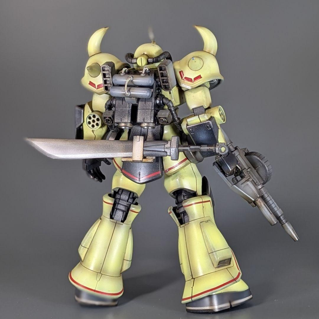 【HGUC】YMS-07グフ　ガンプラ　バンダイ　組立済　完成品