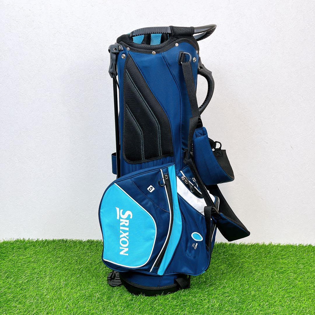 SRIXON / スリクソン　スタンド式キャディバッグ　ネイビー　ライトブルー