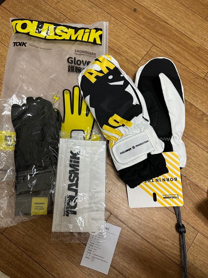 TOLASMIK スキー・スノーボード　グローブ　セット　M