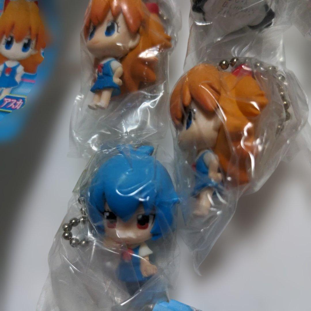 ぷちえゔぁ　スイング　6個セット　レイ　アスカ　ペンペン