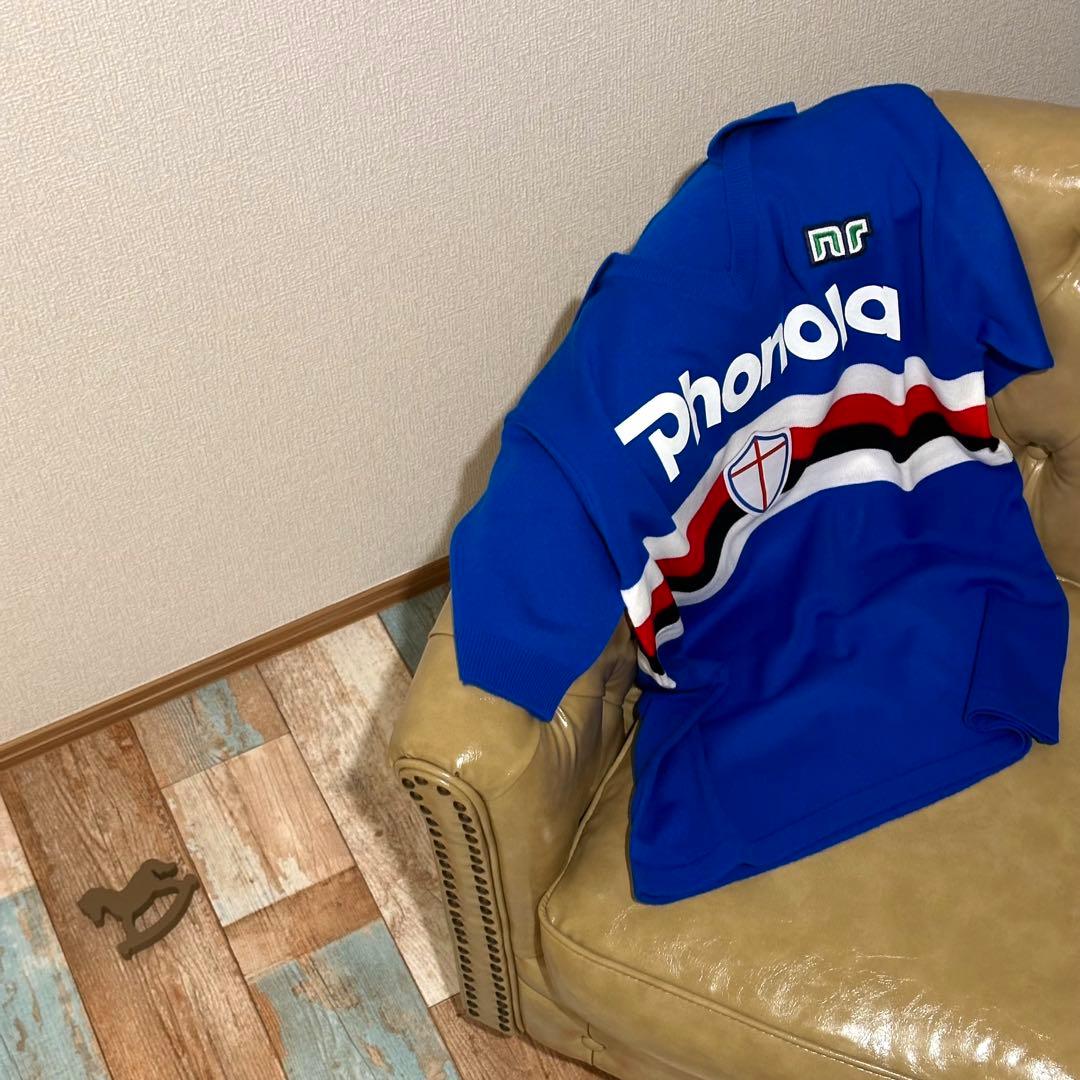 【新品未使用】イタリア製 エネーレ サンプドリア86/87一点限りユニフォーム