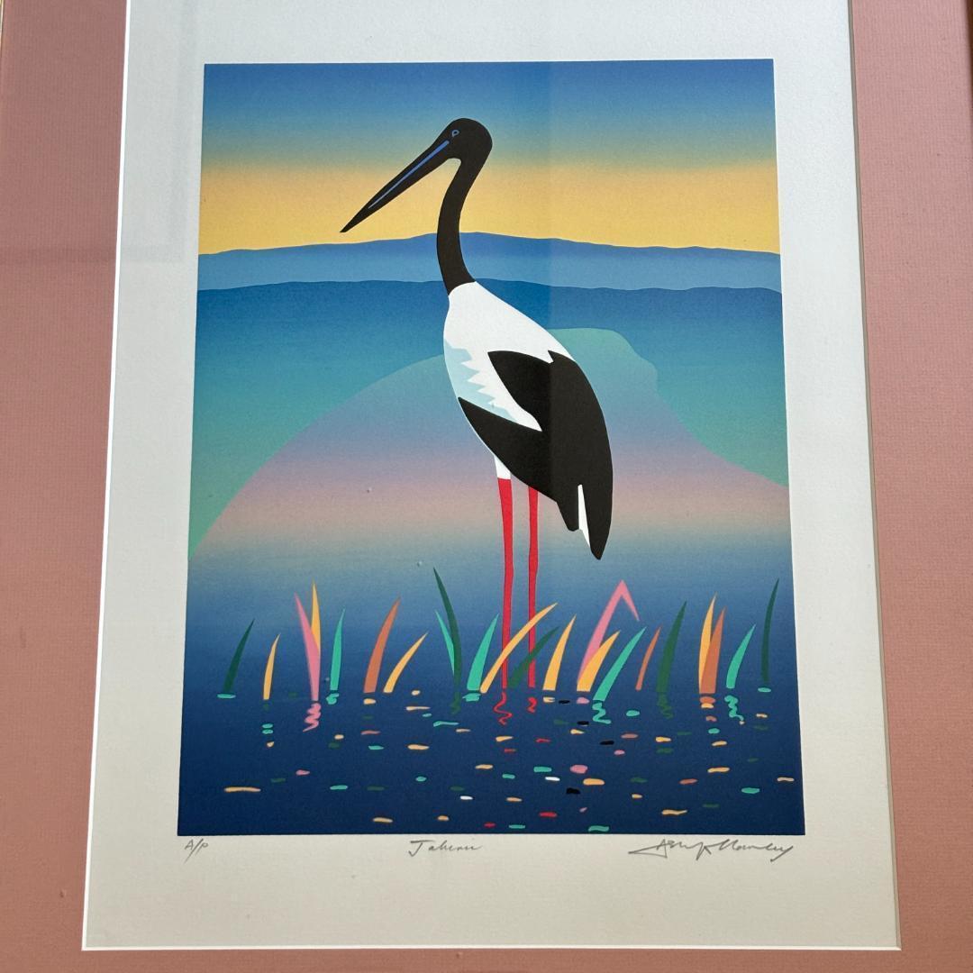 アシュリー・マンリー「Jabiru」ジャビル　A/P版限定シルクスクリーン